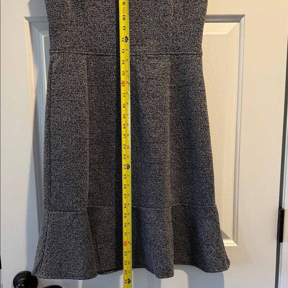 WHBM Sleeveless Heathered Gray Fit-and-Flare Dress Women’s Size 6 NWT - Picture 8 of 11